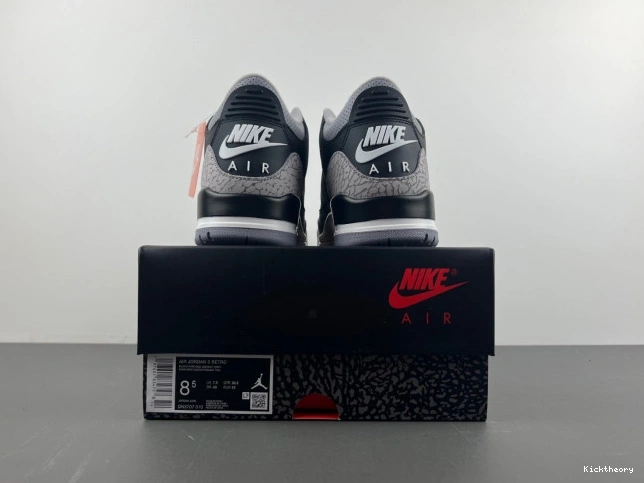 Kick Theory Black Cement DN3707-010 Air 3 Jordan 0809